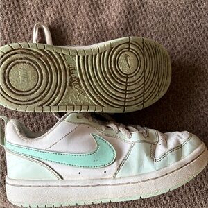 Nike Kids Sneakers White and Mint Green
